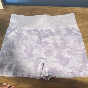 Women's Purple Camo Shorts